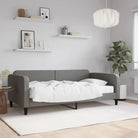 2-in-1 Slaapbank voor Woon- of Slaapkamer - Donkergrijs / 100 x 200 cm / met matras - Bedden & bedframes
