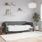 2-in-1 Slaapbank voor Woon- of Slaapkamer - Donkergrijs / 80 x 200 cm / zonder matras - Bedden & bedframes