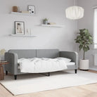 2-in-1 Slaapbank voor Woon- of Slaapkamer - Lichtgrijs / 90 x 190 cm / zonder matras - Bedden & bedframes
