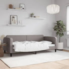 2-in-1 Slaapbank voor Woon- of Slaapkamer - Taupe / 90 x 200 cm / zonder matras - Bedden & bedframes
