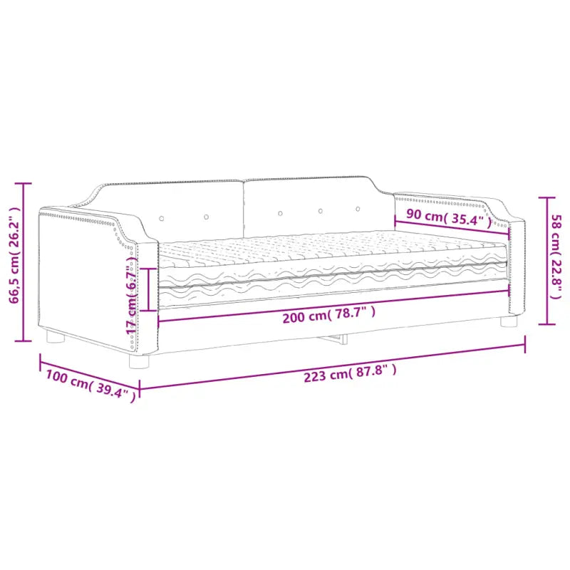 2-in-1 Slaapbank voor Woonkamer en Slaapkamer - Bedden & bedframes