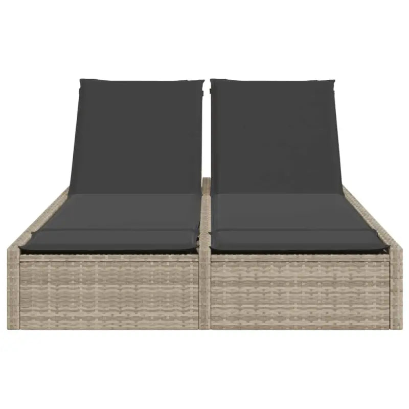 2 Persoons Ligbed van Poly Rattan voor een Comfortabele Zitervaring - Ligstoelen