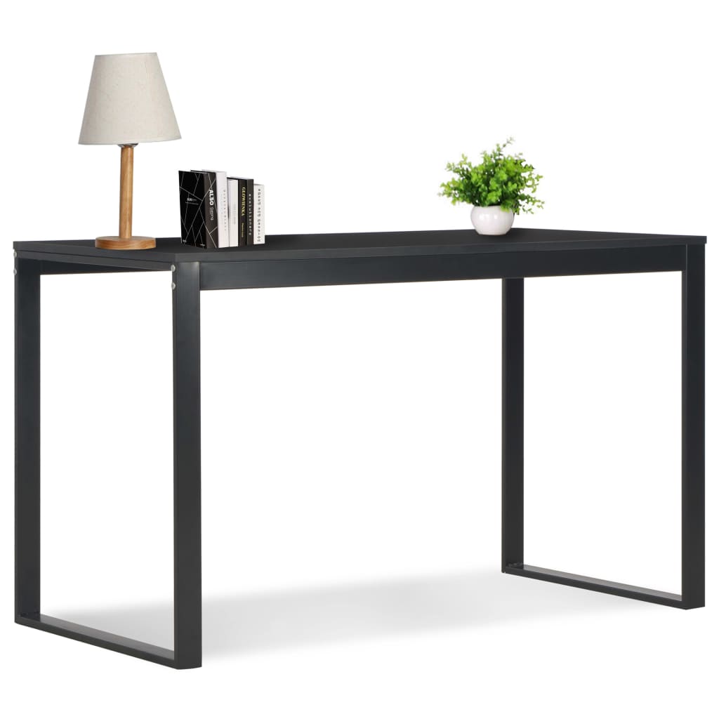 vidaXL Computerbureau 120x60x70 cm zwart