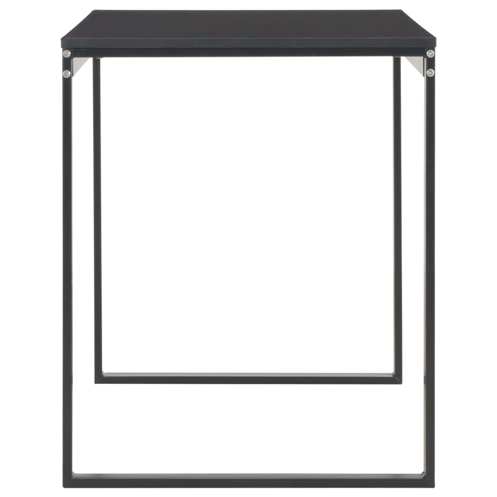 vidaXL Computerbureau 120x60x70 cm zwart