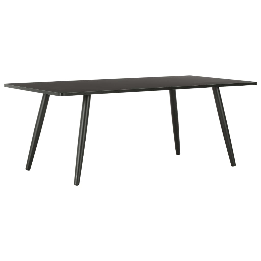 vidaXL Salontafel 120x60x46 cm zwart en eikenkleurig