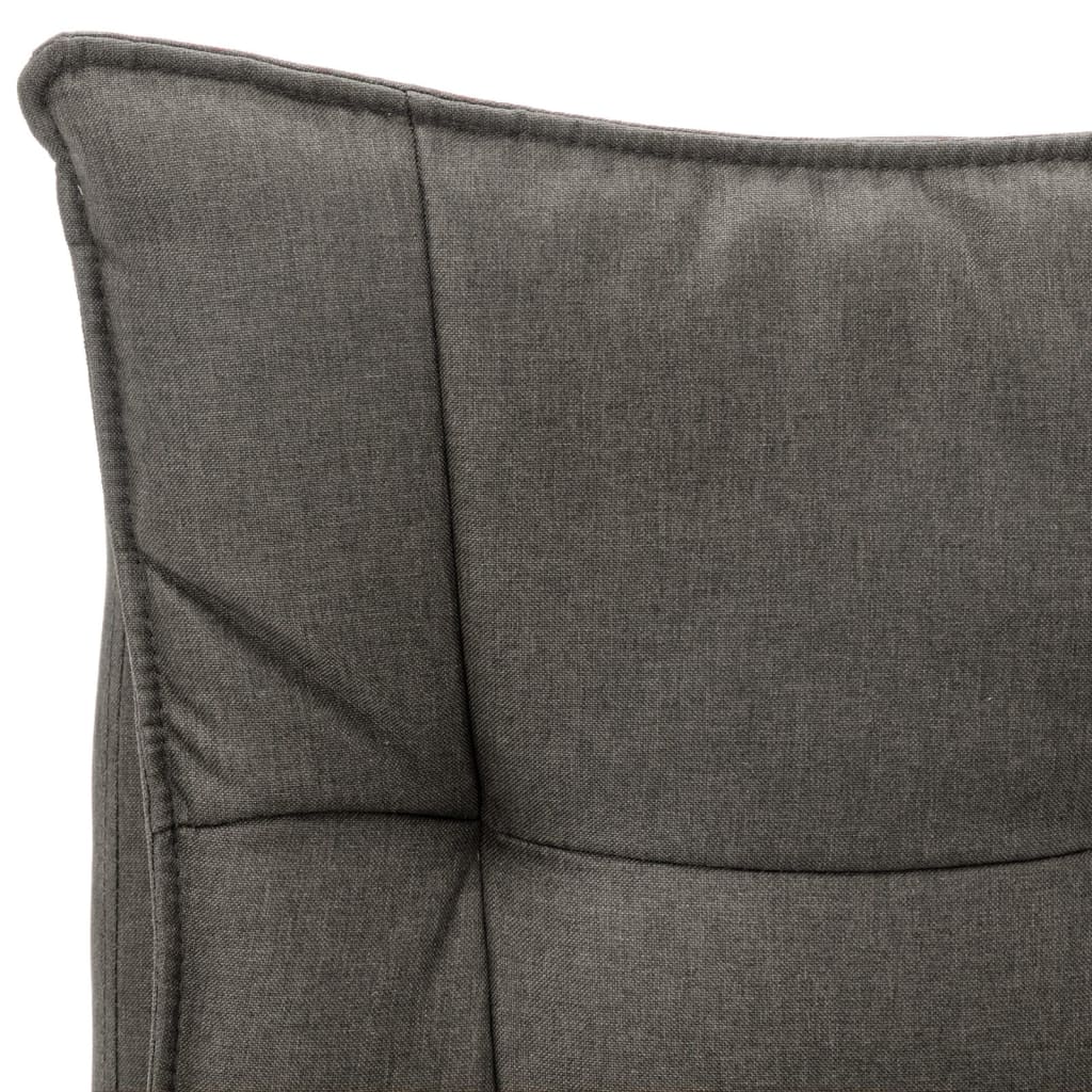 vidaXL Kantoormassagestoel stof taupe