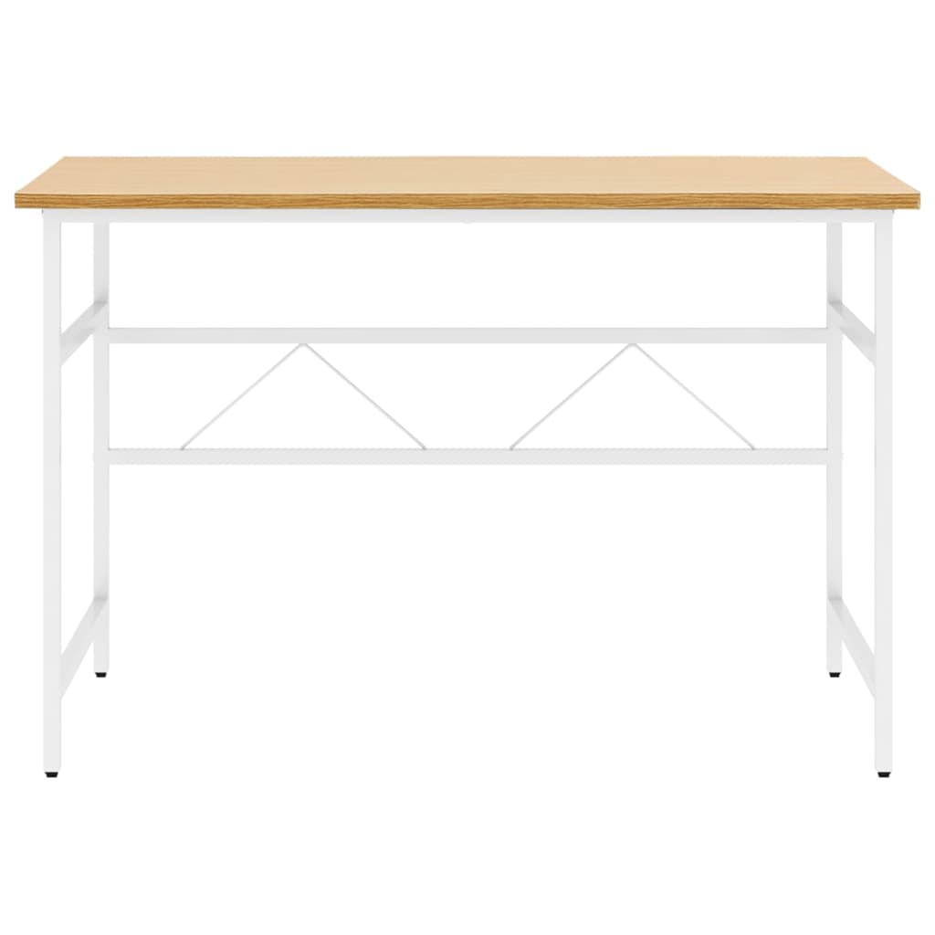 vidaXL Computerbureau 105x55x72 cm MDF en metaal zwart