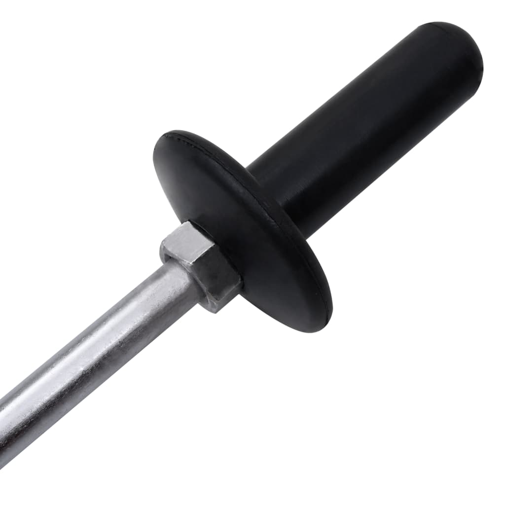 vidaXL Schuifhamer met haak 63 cm koolstofstaal