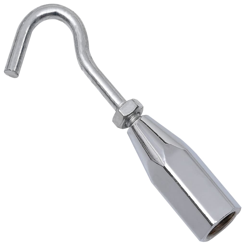 vidaXL Schuifhamer met haak 63 cm koolstofstaal