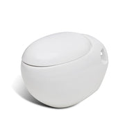 Nieuw Wandtoilet Ei-design hangend wit