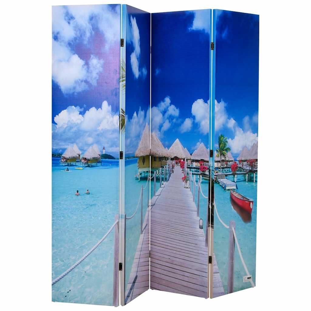 vidaXL Kamerscherm inklapbaar strand 200x170 cm
