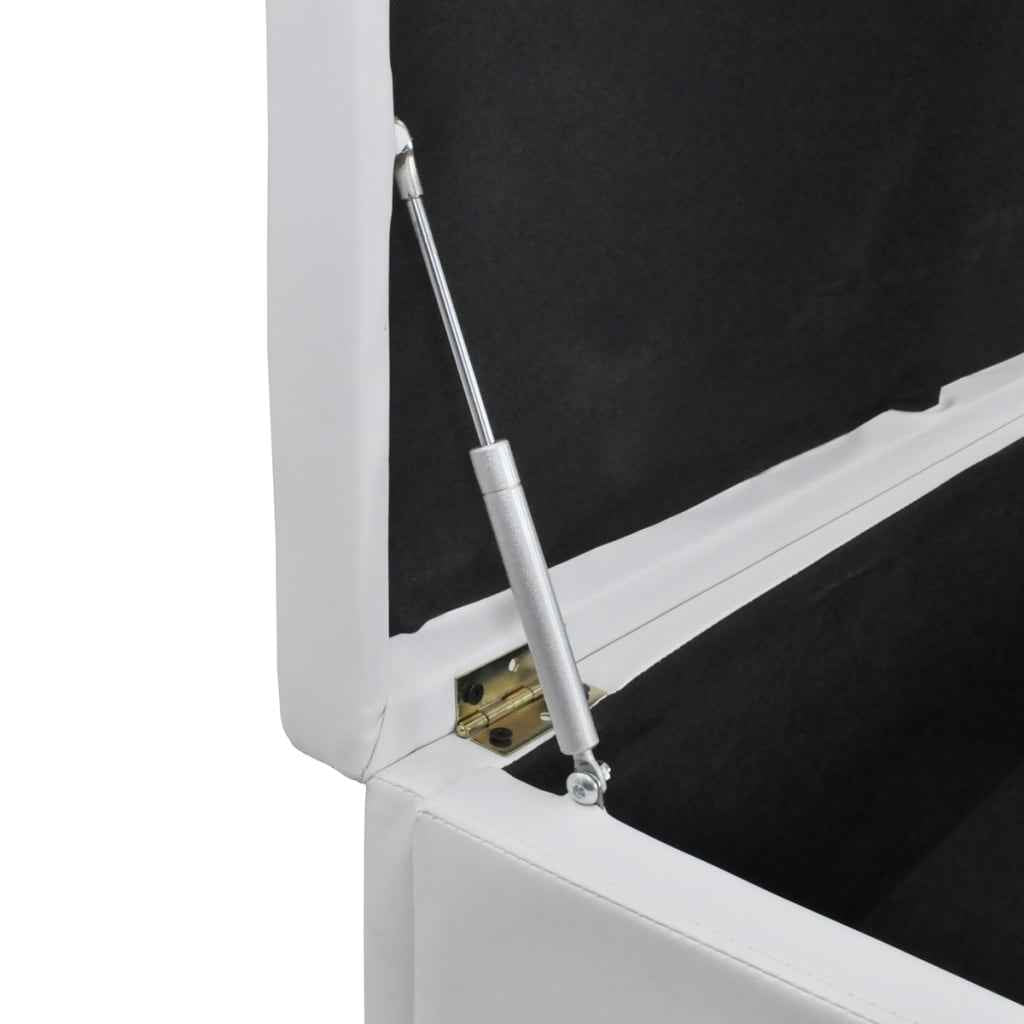 vidaXL Opbergbank 168x44x44 cm wit