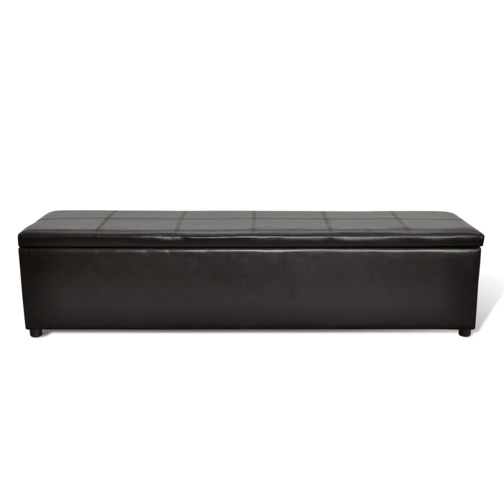 vidaXL Opbergbank 168x44x44 cm wit