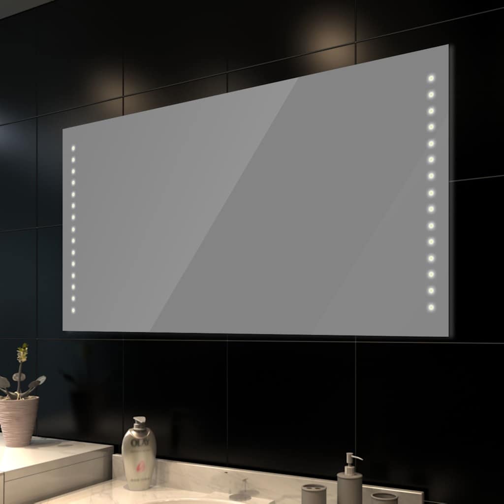 vidaXL Badkamerspiegel met LED's 60x80 cm
