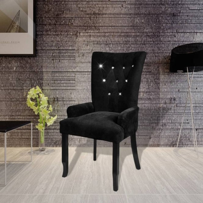 vidaXL Armchair Velvet Silver Colored