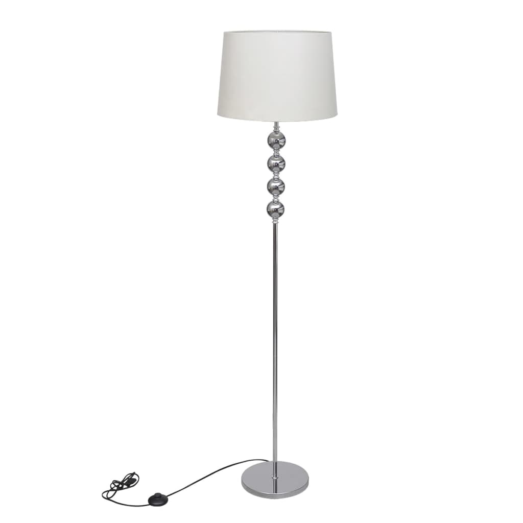 vidaXL Vloerlamp Eleganza zwart