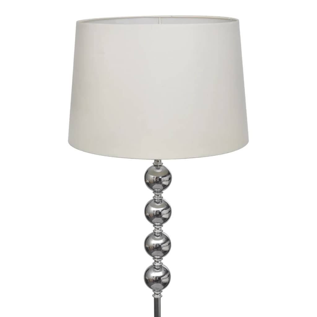 vidaXL Vloerlamp Eleganza zwart