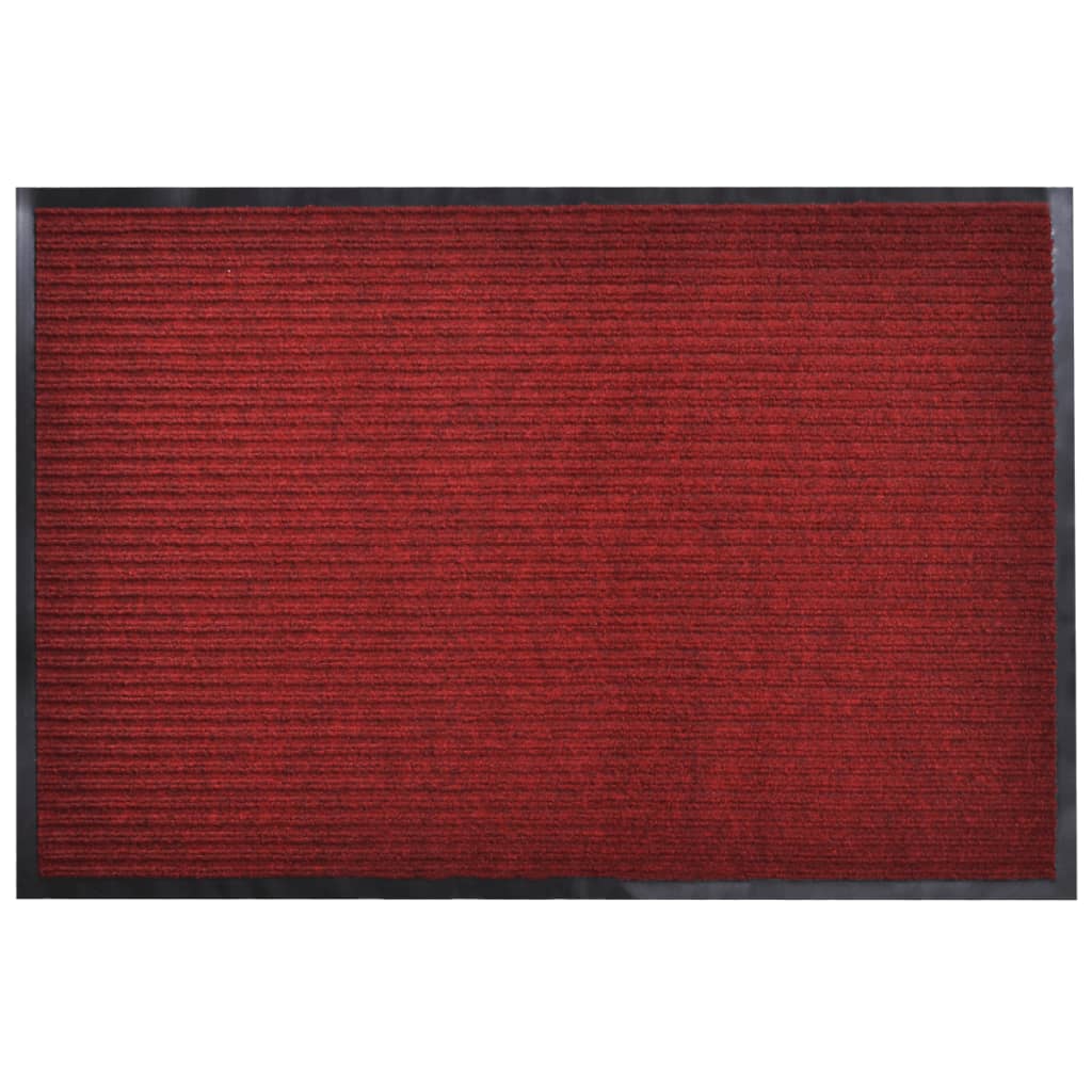 vidaXL Deurmat 90x60 cm PVC zwart