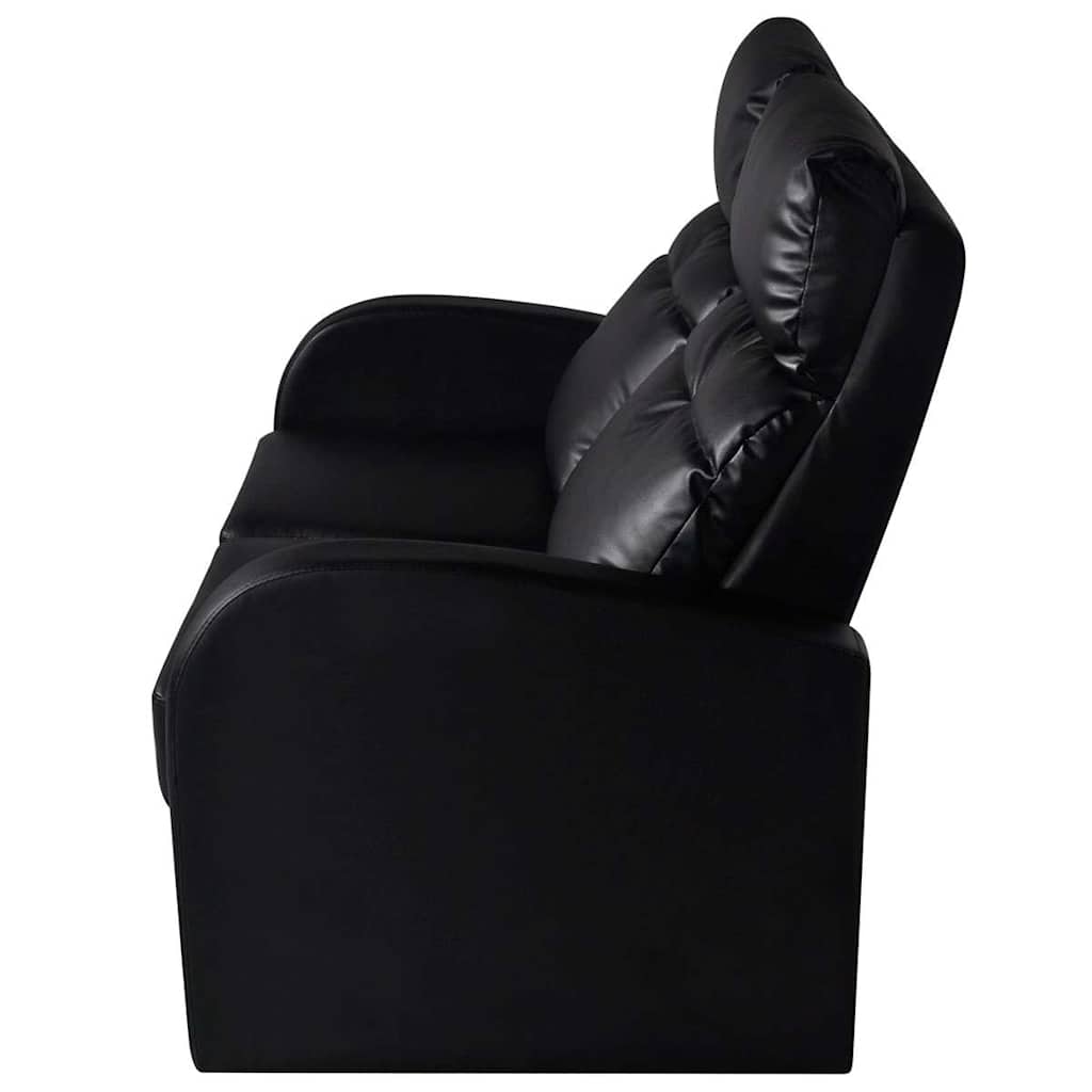 vidaXL Dubbele relaxfauteuil zonder middenleuning kunstleer wit