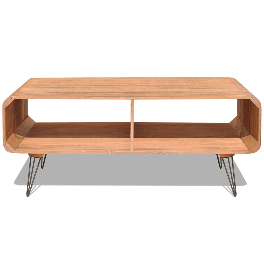 vidaXL Salontafel 90x55,5x38,5 cm massief paulowniahout bruin