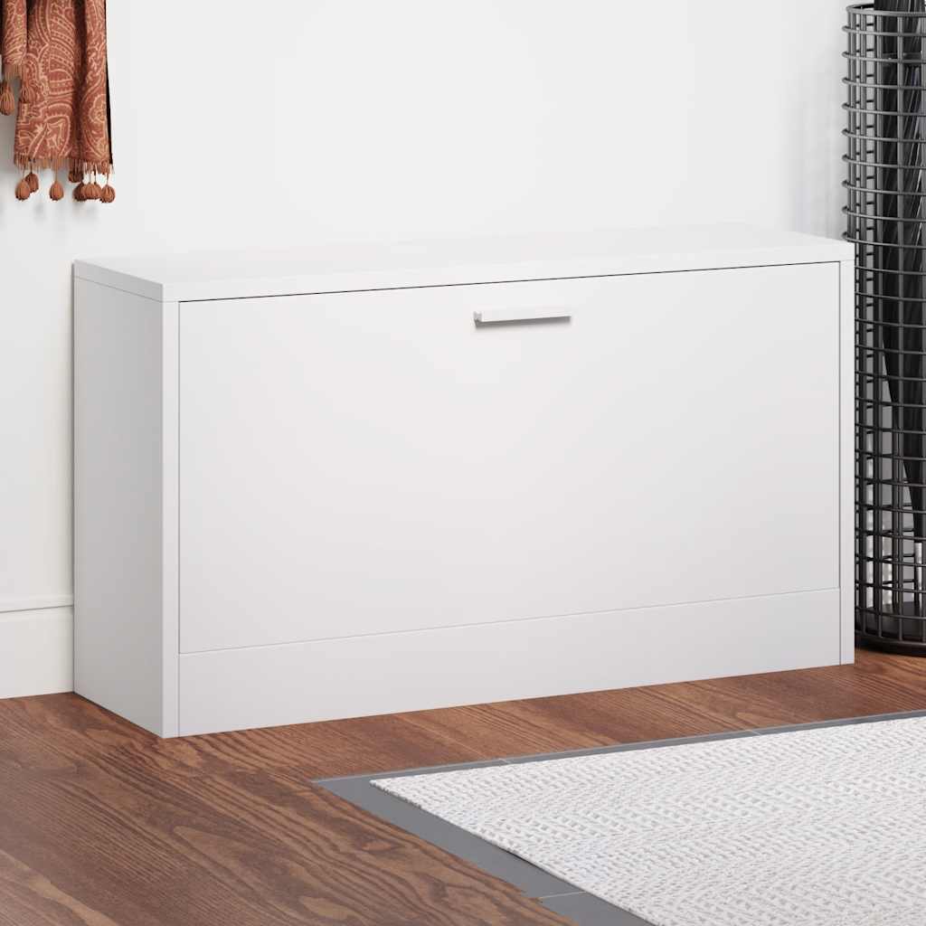 vidaXL Schoenenopbergbank 80x24x45 cm eikenkleurig
