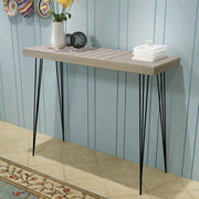vidaXL Wandtafel 90x30x71,5 cm grijs