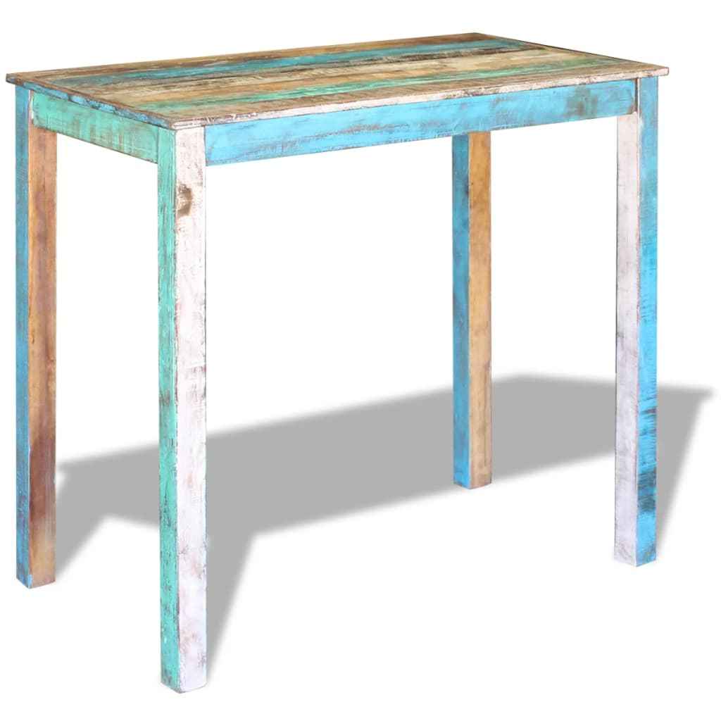 vidaXL Bartafel 115x60x107 cm massief gerecycled hout