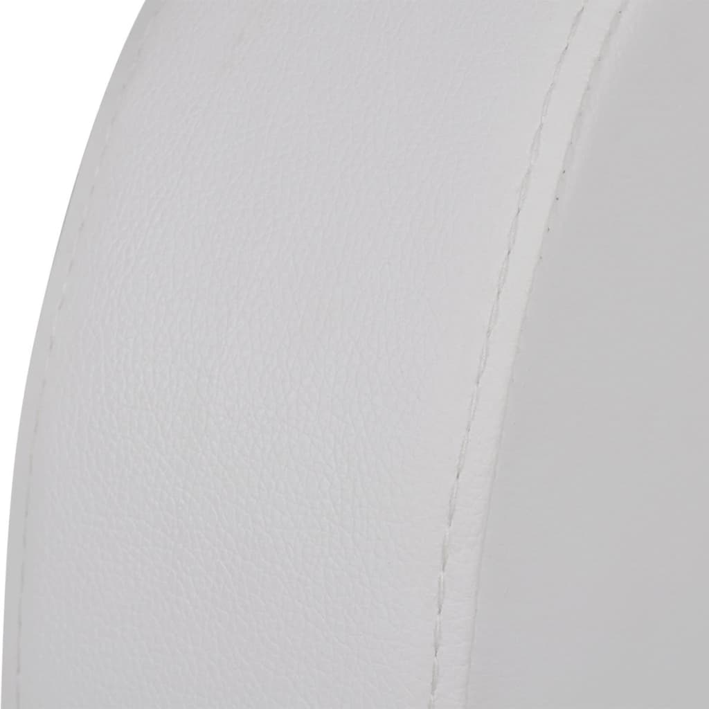 vidaXL LED Dubbele leunstoel 2-zits kunstleer zwart
