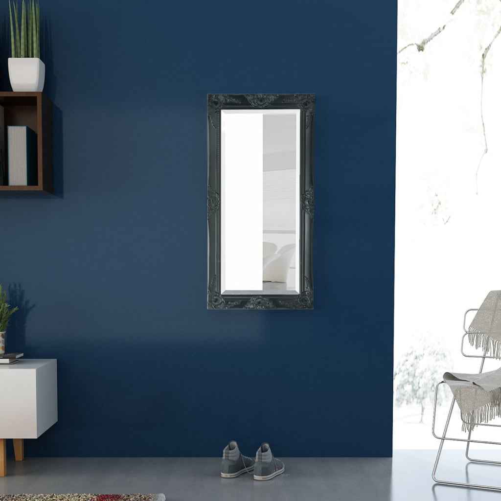 vidaXL Wandspiegel Barok 100 x 50 cm wit