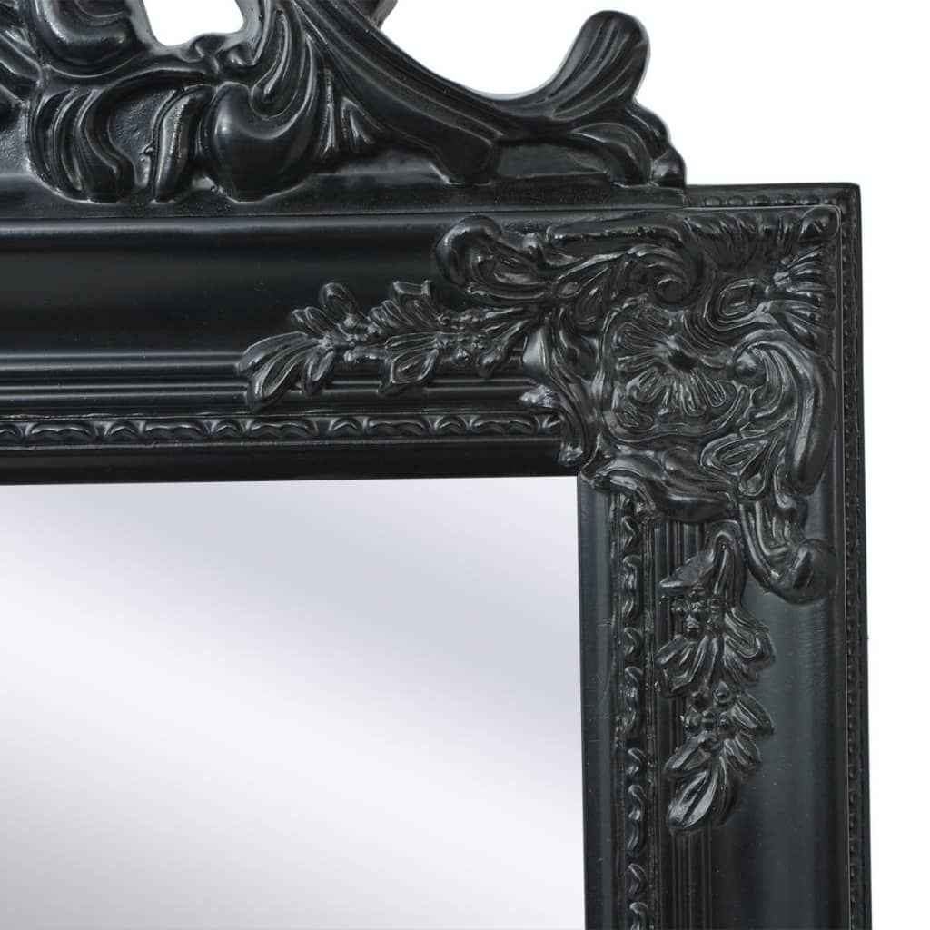 vidaXL Spiegel vrijstaand barok stijl 160x40 cm wit