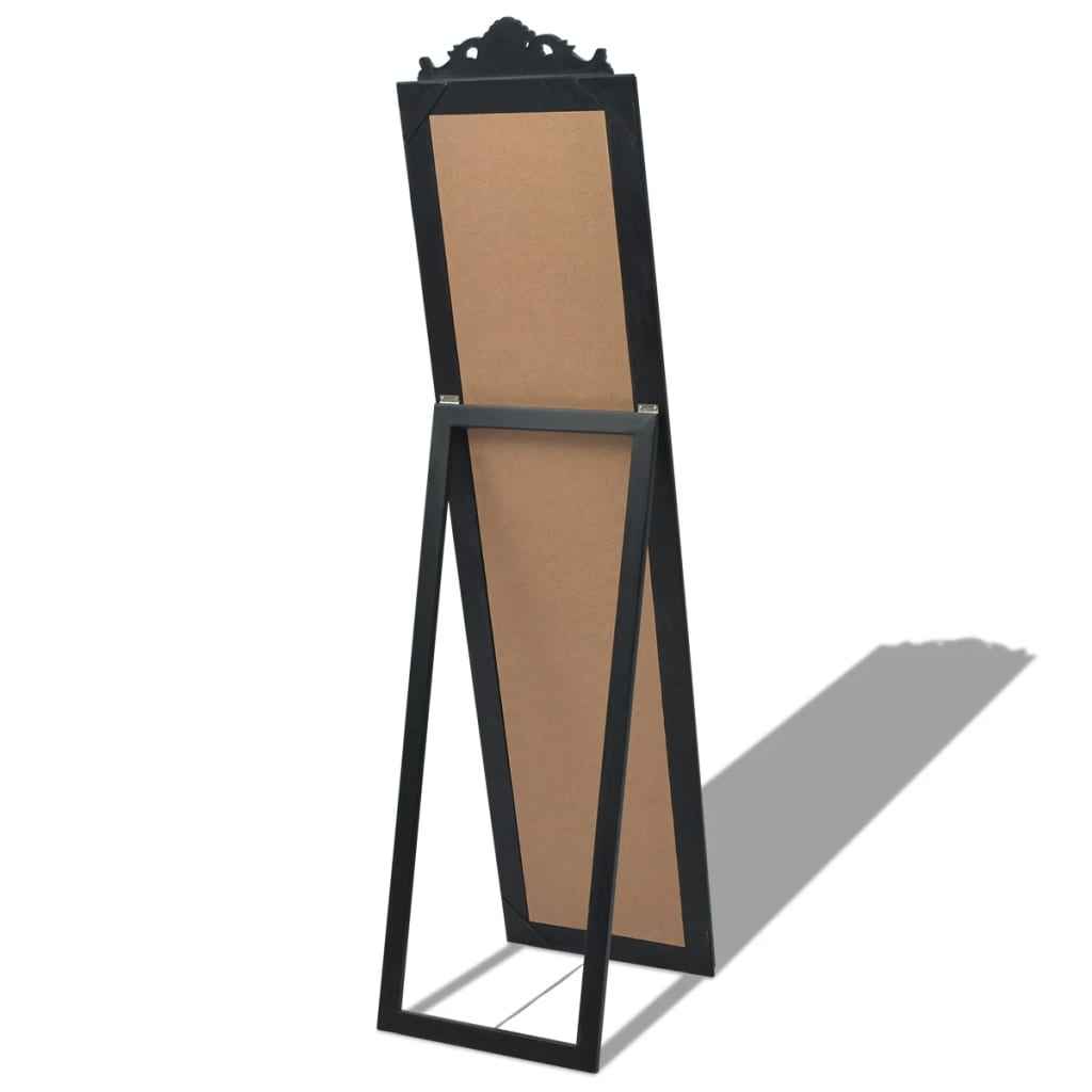 vidaXL Spiegel vrijstaand barok stijl 160x40 cm wit