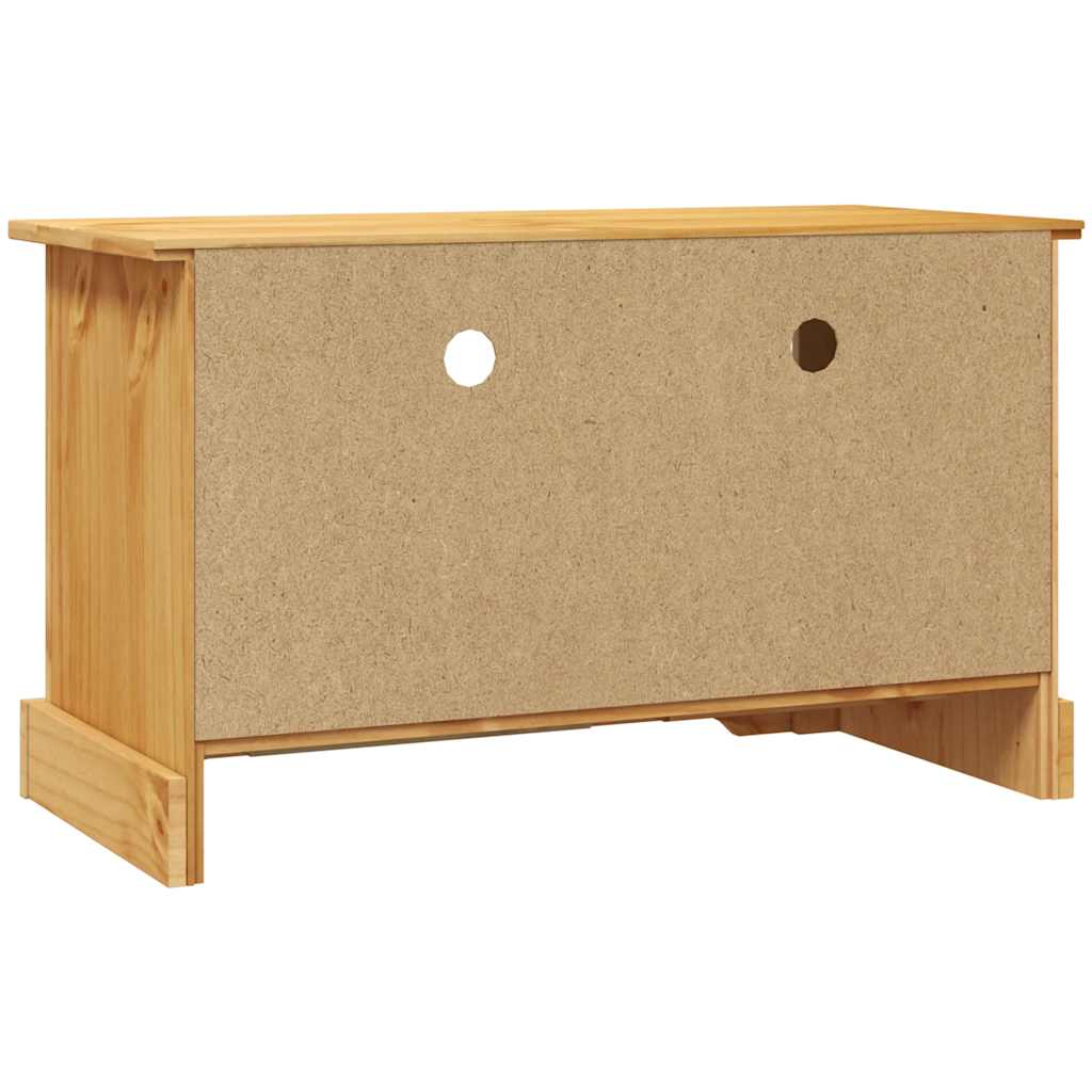 vidaXL Tv-meubel 91x43x56 cm Mexicaans grenenhout Corona-stijl wit