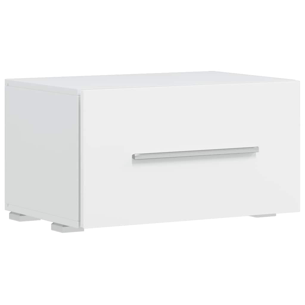 vidaXL Muurvitrine tv-meubel met LED-verlichting wit 5-delig