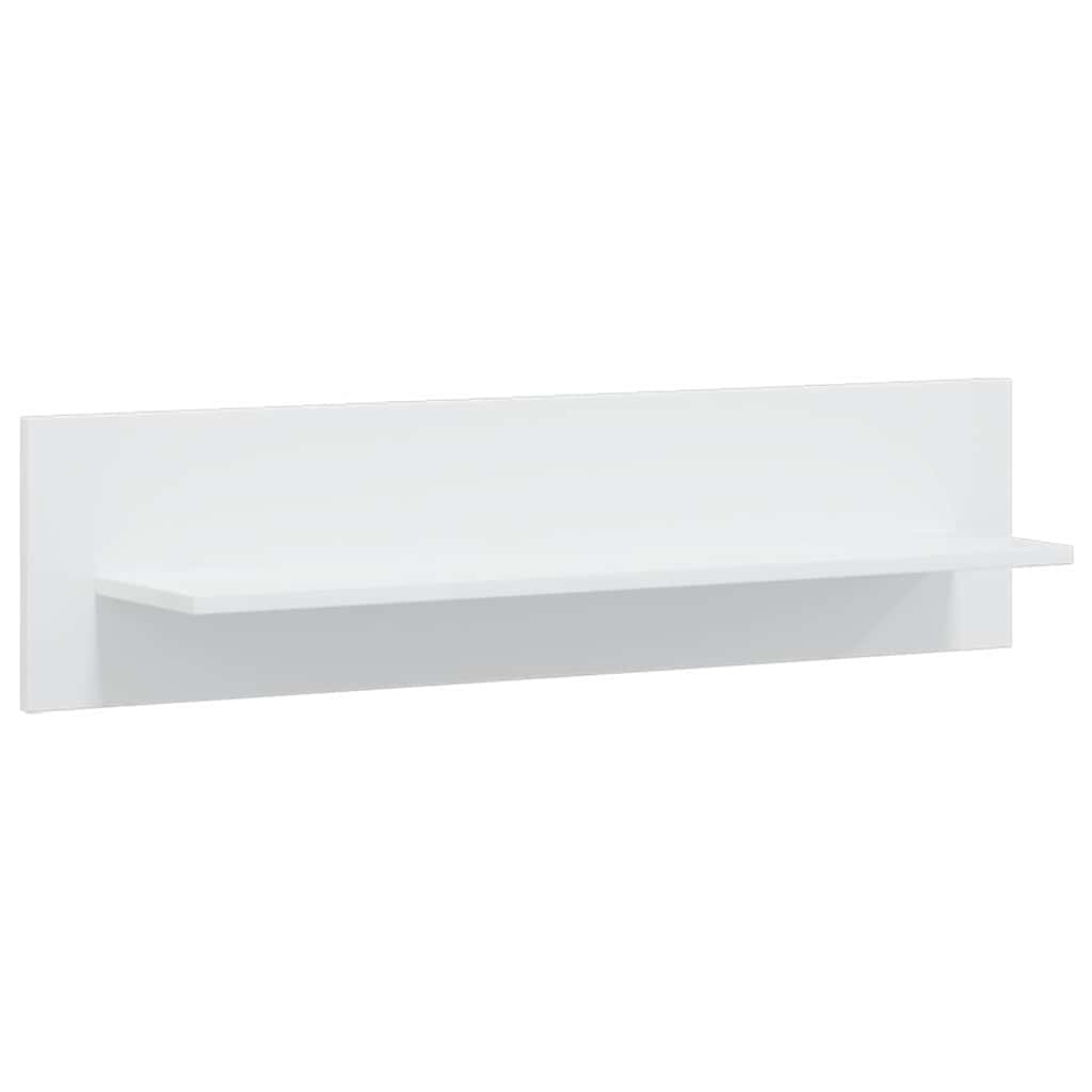 vidaXL Muurvitrine tv-meubel met LED-verlichting wit 5-delig