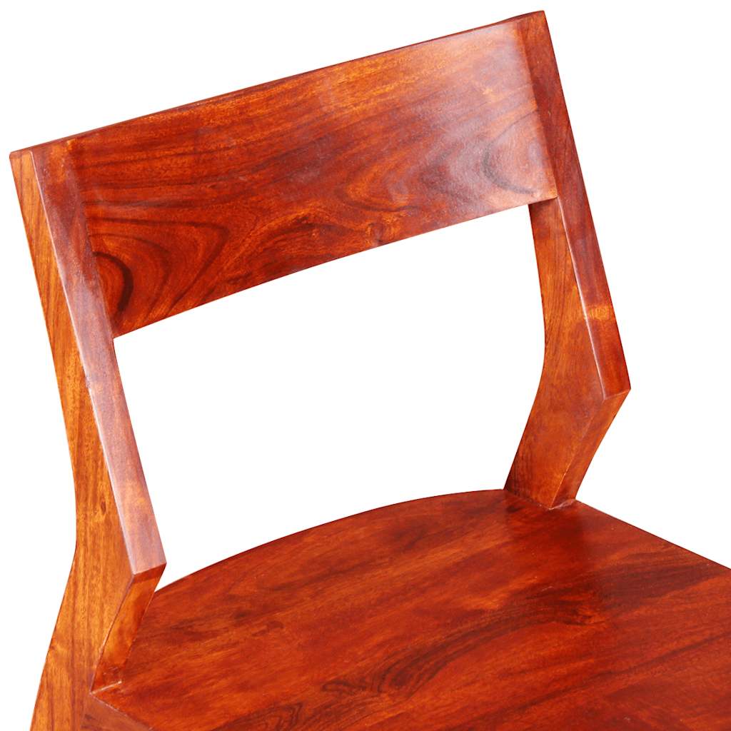 vidaXL Eetkamerstoelen 2 st massief acaciahout