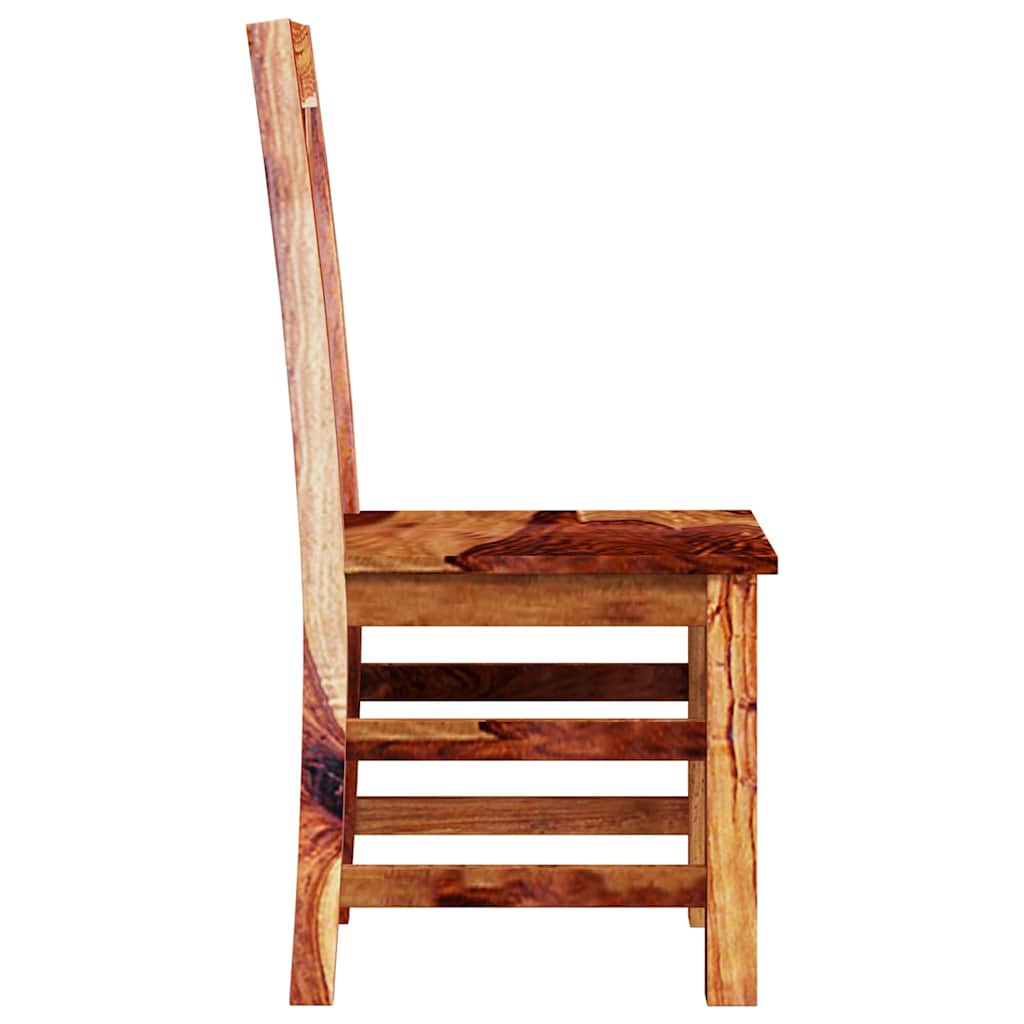 vidaXL Eetkamerstoelen 2 st massief acaciahout