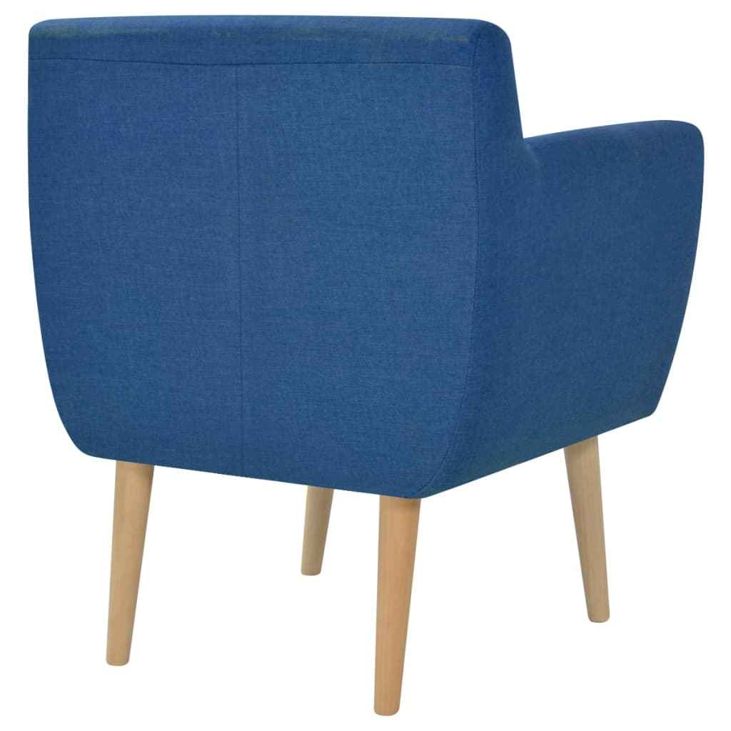 vidaXL Fauteuil stof geel