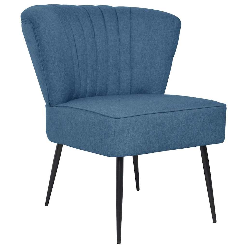 vidaXL Cocktailstoel stof donkergrijs
