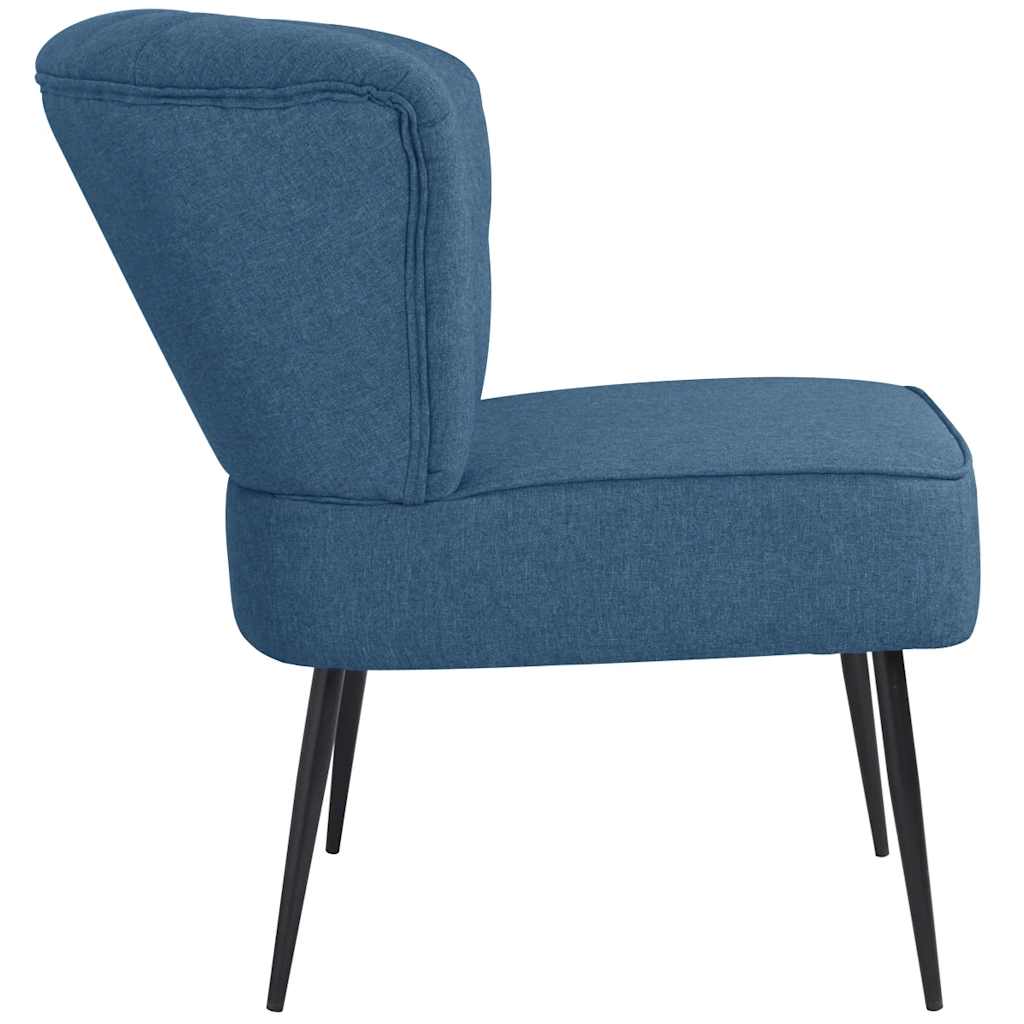 vidaXL Cocktailstoel stof donkergrijs