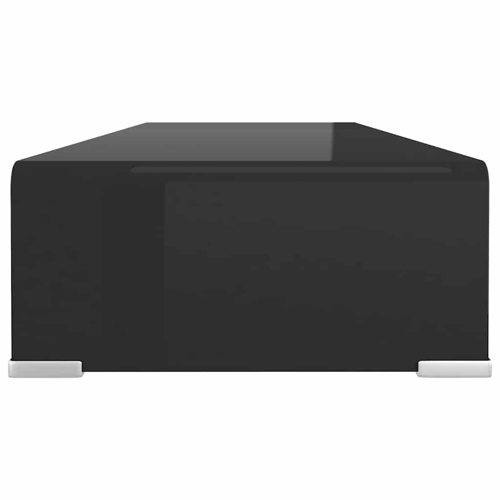 vidaXL Tv-meubel/monitorverhoger transparant 40x25x11 cm glas