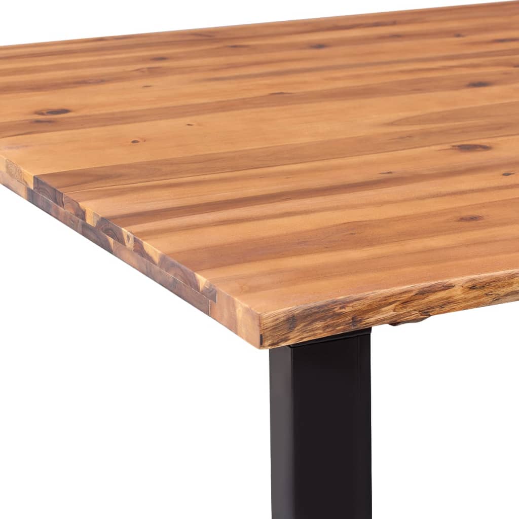 vidaXL Eetkamertafel 200x90 cm massief acaciahout