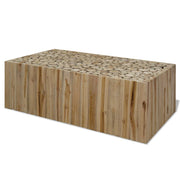 vidaXL Salontafel 90x50x30 cm echt teakhout - Aashly