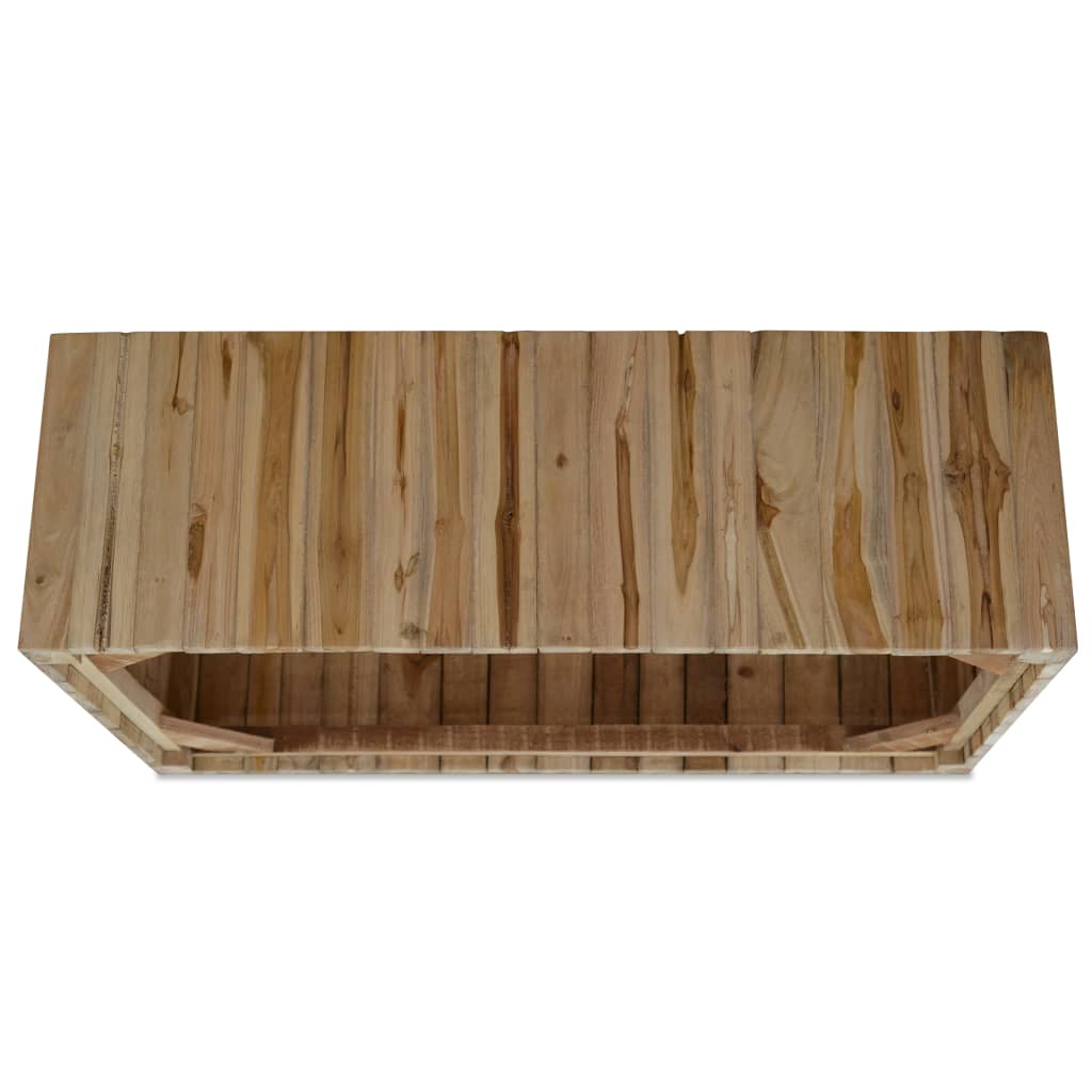 vidaXL Salontafel 90x50x30 cm echt teakhout - Aashly