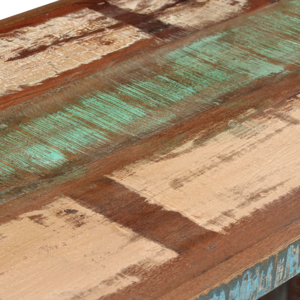 vidaXL Bureau 140x50x77 cm massief gerecycled hout