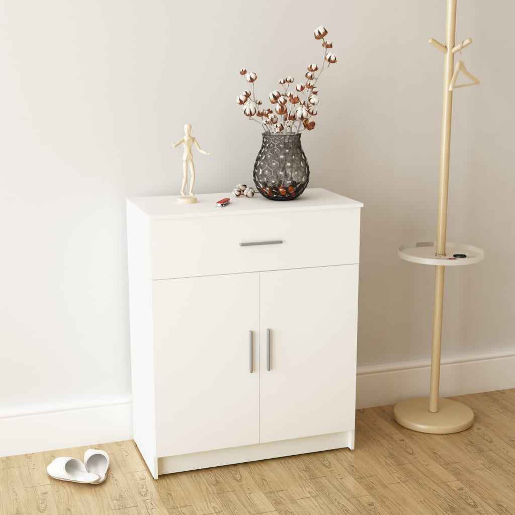 vidaXL Dressoir 71x35x88 cm bewerkt hout eiken