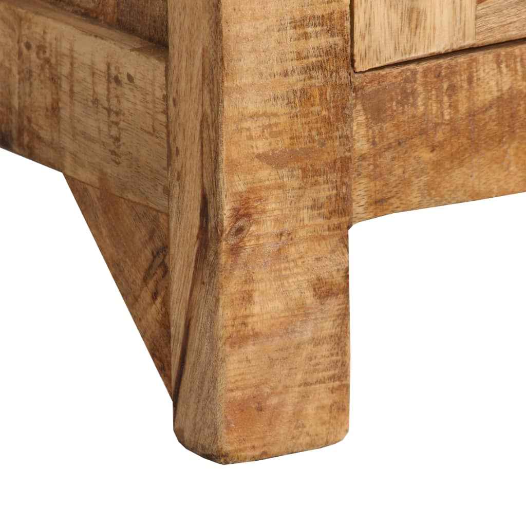 vidaXL Dressoir met schappen 65x30x180 cm massief mangohout