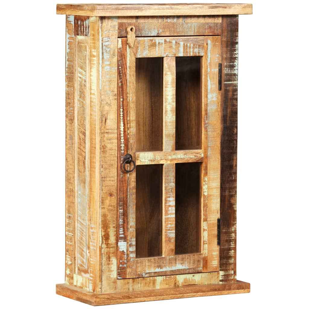vidaXL Wandkast 44x21x72 cm massief gerecycled hout