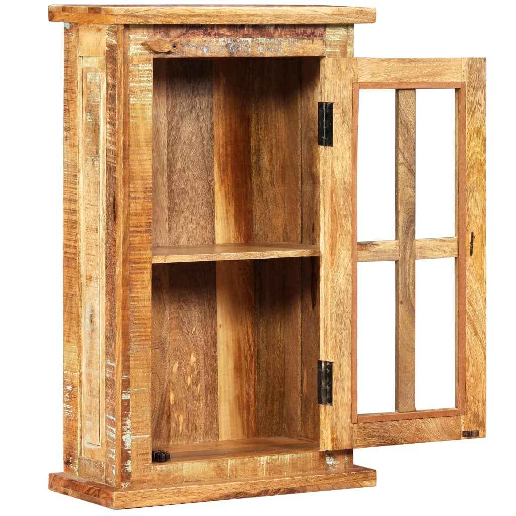 vidaXL Wandkast 44x21x72 cm massief gerecycled hout