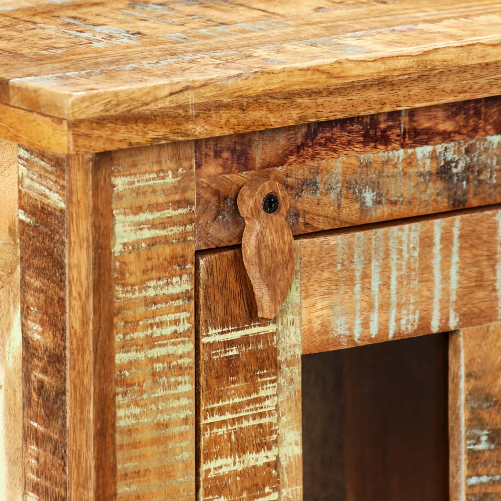 vidaXL Wandkast 44x21x72 cm massief gerecycled hout