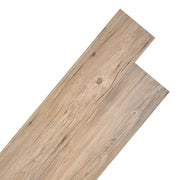 vidaXL Vloerplanken niet-zelfklevend 5,26 m² 2 mm PVC donkergrijs